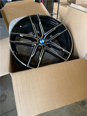 20" Fit BMW Replica Wheel 🔥 20X8.5 +35 5X120 ✅ C.B 72.6 Gloss Black Machined Rim 🔻
