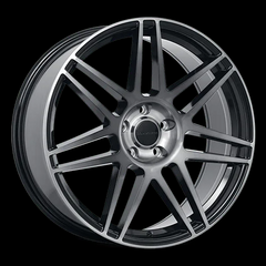 18" Liquid Metal Carbon Wheel 🔥 18X8 +40 5X120 ✅ C.B 73.1 Black Machined Rim 🔻