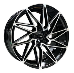 18" Drift Racing DR10383 Wheel 🔥 18X8 +35 5X110 🔥C.B 73.1 Black Machined Rim ✅
