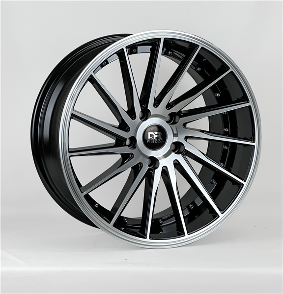 17" DRIFT Racing DR242 Wheel 🔥 17X8.5 +35 5X112 🔥C.B 66.6 Black Machined Rim ✅