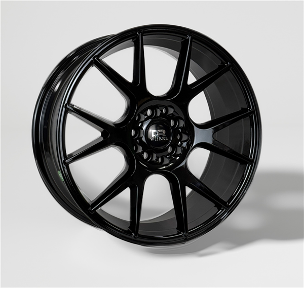 17" DRIFT Racing DR306 Wheel 🔥 17X7.5 +35 5X100+5X114.3🔥73.1 Gloss Black Rim ✅