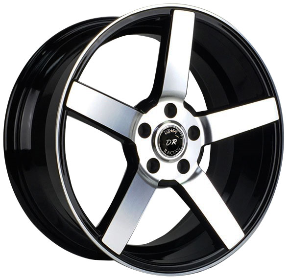 20" Drift Racing DR50783 Wheel 🔥20X8.5 +35 5X114.3 🔥Black Machined Baller Rim✅