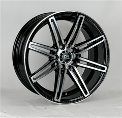 15" DRIFT Racing DR536 Wheel 🔥 15X7 +32 4X100+4X114.3🔥73.1 Black Machined Rim✅