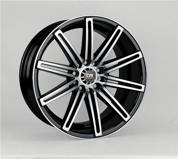 17" DRIFT Racing DR537 Wheel 🔥 17X7.5 +32 4X100 + 4X114.3 🔥Black Machine Rim ✅