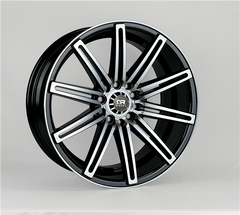 17" DRIFT Racing DR537 Wheel 🔥 17X7.5 +32 4X100 + 4X114.3 🔥Black Machine Rim ✅