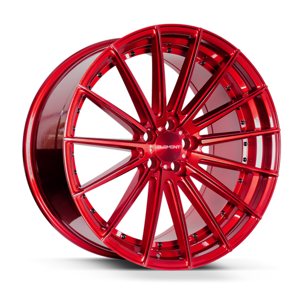 22" Element EL15 Wheel 🔥 22X9 +30 5X112 🔥 C.B 66.6 Red Rim ✅ Discontinued