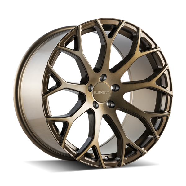 20" Element EL99 Wheel 🔥 20X9 +35 5X120 🔥 C.B 72.6 Brushed Bronze Rim ✅Limited
