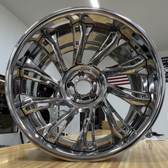 22" Nighthawk Luxury N867 Wheel 🔥 22X9.5 +30 6X135 + 6X139.7 ✅ C.B 87.1 Floating Cap Rim