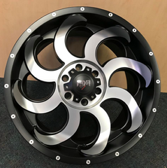 20" RDR 14-M Offroad Wheel 🔥 20X10 +0 5X127 🔥 C.B 78.1 Matte Black Machined Rim ✅