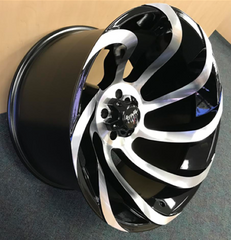 20" RDR 15-M Offroad Wheel 🔥 20X12 -44 5X127 🔥 C.B 78.1 Black Machined Rim ✅🔻
