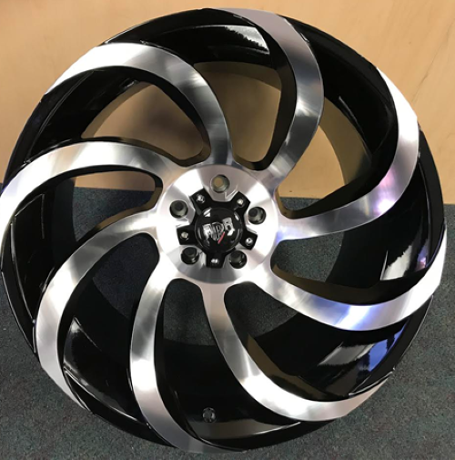20" RDR 15-M Offroad Wheel 🔥 20X12 -44 5X127 🔥 C.B 78.1 Black Machined Rim ✅🔻