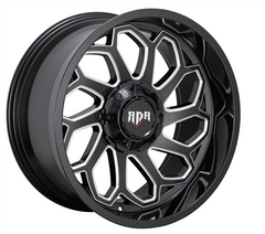 20" RDR 53 Offroad Wheel 🔥 20X10 -18 5X127+5X139.7 🔥87.1 Black Machined Rim ✅🔻