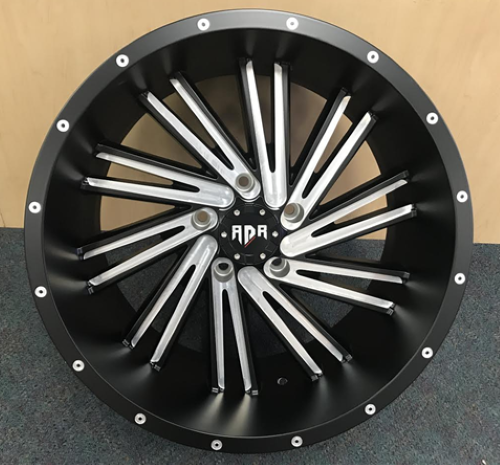 20" RDR 55L Offroad Wheel 🔥 20X9 +0 5X127 🔥 C.B 78.1 Black & Machined Rim ✅