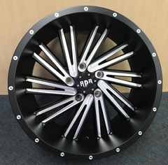 20" RDR 55R Offroad Wheel 🔥 20X9 -12 5X127 🔥 C.B 78.1 Black & Machined Rim ✅