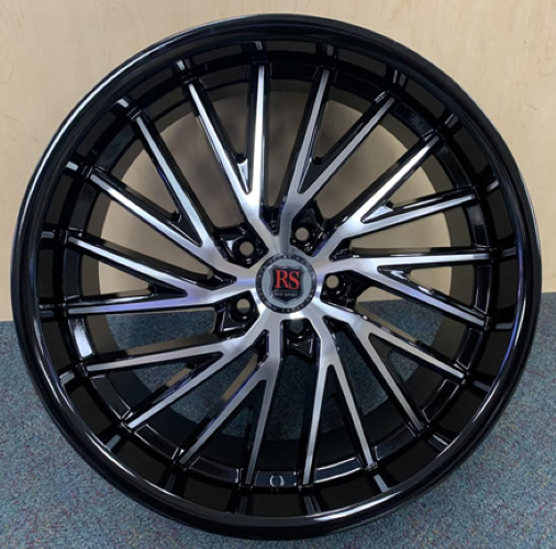 20" Red Sport RSW055 Wheel 🔥 20X8.5 +35 5X114.3 🔥C.B73.1 Black Machined Rim✅🔻