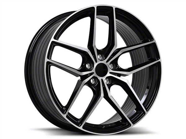 20" Liquid Metal Rotary Wheel 🔥 20X9 +42 5X112 ✅ C.B 73.1 Black Machined Rim 🔻