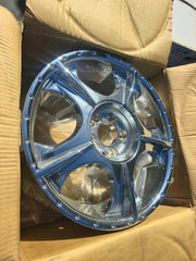 18" U2-010 Wheel 🔥 18X7.5 5X112 + 5X114.3 +35🔥C.B 73.1 Chrome Rim ✅ No Cap🔻 Last Rim ⓵ ⌛ 🔻