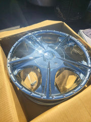 18" U2-010 Wheel 🔥 18X7.5 5X112 + 5X114.3 +35🔥C.B 73.1 Chrome Rim ✅ 🔻 Last Rim ⓵ ⌛ 🔻
