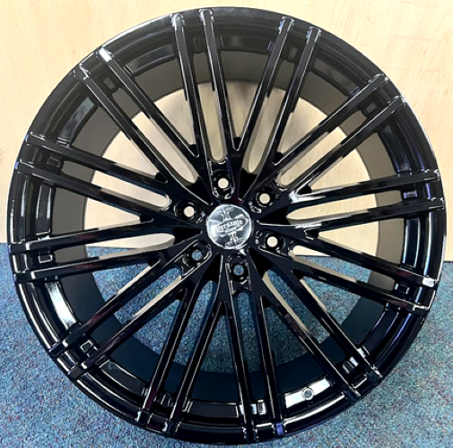 22" VERSANTE VE227-M Wheel 🔥 22X9.5 +30 6x139.7 🔥 C.B 78.1 Black Silver Bolt Rim ✅