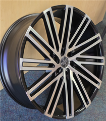 24" VERSANTE VE247-M Wheel 🔥 24X9.5 +30 6X139.7 🔥C.B 78.1 Black & Machined ✅🔻