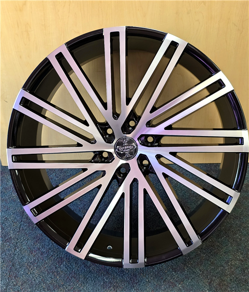24" VERSANTE VE247-M Wheel 🔥 24X9.5 +30 6X139.7 🔥C.B 78.1 Black & Machined ✅🔻
