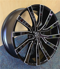 22" VERSANTE VE250-M Wheel 🔥 22X9.5 +30 6x139.7 🔥C.B 78.1 Black Machined Rim ✅