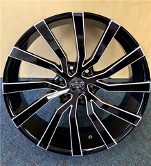 22" VERSANTE VE250-M Wheel 🔥 22X9.5 +30 6x139.7 🔥C.B 78.1 Black Machined Rim ✅