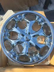 18" BORGHINI B3S Wheel 🔥 18X7.5 5X112 + 5X114.3 +35 🔥 C.B 73.1 Chrome Rim ✅ 🔻 Last Rim ⓵ ⌛ 🔻