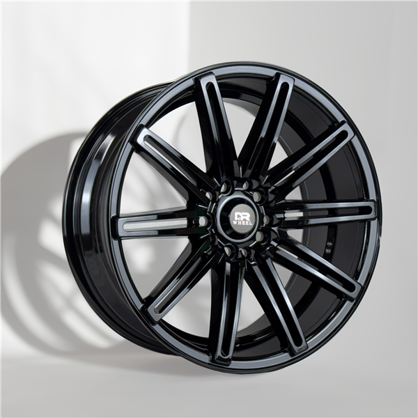 17" DRIFT Racing DR537 Wheel 🔥 17X7.5 +32 5X108 + 5X114.3 🔥 Gloss Black Rim ✅