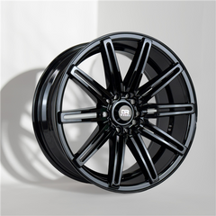 17" DRIFT Racing DR537 Wheel 🔥 17X7.5 +32 5X108 + 5X114.3 🔥 Gloss Black Rim ✅